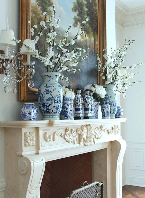 JRL Interiors Mantel Styling